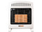 Calefactor De Gas Heat Wave HG3W LP, Hasta 4000W, 3 Niveles, Gas Natural o LP. Color Blanco.