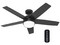 Ventilador de Techo Hunter Asheville 52507, Luz LED, 5 Aspas, 52