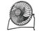 Mini Ventilador Nextep NE-690, Metálico, 4 Aspas, USB, Color Negro.