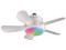 Ventilador de Techo Nexxt Solutions NHA-F100, Luz LED RGB, 5 Aspas. Color Blanco.