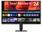 Monitor LED Smart TV LG IA U5s IPS de 23.8#, Resolución 1920 x 1080 (Full HD 1080p), 5 ms, 120 Hz, Sistema WebOs. Color Negro.