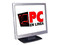 Monitor LCD LG FLATRON de 17Pulg. Modelo L1715S, Color Negro-Plateado