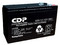 Batería CDP B-12/9.0 de 12V, 9Ah con Tecnología VRLA/Lead Acid, Terminales Faston, Compatible con UPS CDP.