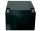 Batería de Repuesto Libre de Mantenimiento SAXXON CBAT24AH, 12v,  24 AH, Color Negro.