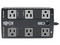 UPS Tripp Lite ECO350U de 350VA (180W)  con 6 contactos, diseño ultra compacto.