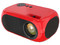 Mini Proyector LED HYPE M24, Resolución 800 x 480, Contraste 1000:1 y 1200 Lúmenes, Bluetooth, HDMI, Control Remoto. Color Rojo.