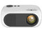 Mini Proyector LED HYPE M24, Resolución 800 x 480, Contraste 1000:1 y 1200 Lúmenes, Bluetooth, HDMI, Control Remoto. Color Blanco.