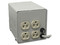 Regulador de Voltaje SLIM, 1200Wm 4 conectores.