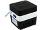 Regulador CDP, 600 VA / 300 W, 4 USB de recarga, 4 contactos Nema 5-15P.