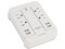 Regulador CYBERPOWER GP400U4AWH 125V con 4 contactos NEMA 5-15R, 4 Contactos USB, Color Blanco.