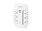 Multicontacto CyberPower P6WSUC, 6 Contactos NEMA 5-15R,1 Puerto USB Tipo A, Color Blanco.