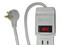 Multicontacto con Supresor de picos Koblenz SS-550 USB de 550 Joules con 5 contactos Nema 5-15R.