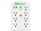 Multicontacto Koblenz SS-1100 USB CA, 7 Entradas NEMA 5-15R, 1 Puerto USB Tipo C, 1 Puerto USB Tipo A. Color Blanco.