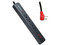 Supresor de Picos Monster de 600J, 4 Contactos NEMA 5-15R, 2 Puertos USB. Color Negro.