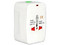 Adaptador Lagom TravelADPL Para Contactos, Convertidor Internacional, Salida Europea, USA y UK, 127v. Color Blanco
