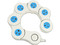 Multicontacto Flexible Quirky Pivot Power de 6 Contactos. Color Blanco 