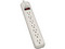 Multicontacto con supresor de picos TrippLite de 7 contactos Nema 5-15R. Cable de 1.83 m.