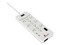Supresor de Picos Smartbitt de 12 contactos NEMA 5-15R, 10A, 2 puertos USB, 2 puertos RJ-45, 3 puertos RJ-11. Color Blanco.