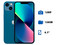 Smartphone Apple iPhone 13:
Procesador Chip Apple A15 Bionic Neural Engine,
Almacenamiento de 128GB,
Pantalla Super Retina XDR de 6.1