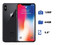 Apple iPhone X:
Procesador A11 Bionic,
Memoria RAM de 3GB, Almacenamiento de 64GB,
Pantalla OLED de 5.8