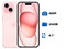 Smartphone Apple iPhone 15: 
Procesador Chip Apple A16 Bionic Neural Engine, 
Almacenamiento de 256GB, 
Pantalla Super Retina XDR de 6.1