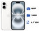 iPhone 16: 
Procesador Apple Chip A18, 
Almacenamiento de 128GB, 
Pantalla Super Retina XDR de 6.1
