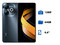 Smartphone Infinix Smart:
Procesador (hasta 2.0 GHz), 
Memoria de 3GB, Almacenamiento de 64GB, 
Pantalla LED de 6.6