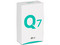 Smartphone LG Q7 LG-X210:
Procesador MediaTek MT6166 Quad Core (1.3 GHz),
Memoria RAM de 1GB, Almacenamiento de 16GB (expandible con microSD),
Pantalla 5.0