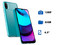 Smartphone Motorola Moto E20:
Procesador Unisoc T606 (hasta 1.6 GHz), 
Memoria RAM de 2GB, Almacenamiento de 32GB, 
Pantalla LED Multi Touch de 6.5