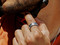 Smart Ring Oura Ring 4, Sensor de Frecuencia Cardiaca, Talla 13, Color Plateado.