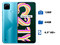 Smartphone Realme C21Y:
Procesador Unisoc T610 (hasta 1.8 GHz),
Memoria RAM de 4GB, Almacenamiento de 64GB,
Pantalla LED Multitouch de 6.5
