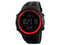 Redlemon reloj SKMEI 1251 deportivo, retroiluminado, resiste agua, digital, con alarma, cronometro, dial grande, color negro con rojo