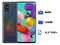 Smartphone Samsung Galaxy A51:
Procesador Octa core (hasta 2.30 GHz),
Memoria RAM de 4GB, Almacenamiento de 128GB,
Pantalla Super AMOLED de 6.3