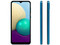 Smartphone Samsung Galaxy A02:
Procesador Quad core (hasta 1.5 GHz),
Memoria RAM de 2GB, Almacenamiento de 32GB,
Pantalla LED Multi Touch de 6.4