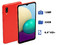 Smartphone Samsung Galaxy A02:
Procesador Quad core (hasta 1.5GHz),
Memoria RAM de 2GB, Almacenamiento de 32GB,
Pantalla LED Multi Touch de 6.4