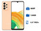 Smartphone Samsung Galaxy A33 5G:
Procesador Octa Core (hasta 2.4 GHz),
Memoria RAM de 6GB, Almacenamiento de 128GB,
Pantalla Super AMOLED de 6.4