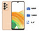 Smartphone Samsung Galaxy A33: 
Procesador Octa Core (hasta 2.40 GHz),
Memoria RAM de 6GB, Almacenamiento de 128GB,
Pantalla Super AMOLED de 6.4