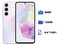 Smartphone Samsung Galaxy A35 5G: 
Procesador Octa Core (2.4 GHz), 
Memoria RAM de 8GB, Almacenamiento de 128GB, 
Pantalla Super AMOLED de 6.6