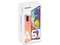 Smartphone Samsung Galaxy A51:
Procesador Octa core (hasta 2.30GHz),
Memoria RAM de 6GB, Almacenamiento de 128GB,
Pantalla Súper AMOLED de 6.3