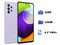 Smartphone Samsung Galaxy A52: 
Procesador Octa Core (hasta 2.3 GHz),
Memoria RAM de 6GB, Almacenamiento de 128GB,
Pantalla Super AMOLED de 6.5