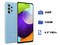 Smartphone Samsung Galaxy A52:
Procesador Octa Core (hasta 2.3 GHz),
Memoria RAM de 6GB, Almacenamiento de 128GB,
Pantalla Super AMOLED de 6.5