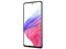 Smartphone Samsung Galaxy A53:
Procesador Exynos 1280 (hasta 2.4 GHz),
Memoria RAM de 8GB, Almacenamiento de 128GB,
Pantalla Super AMOLED de 6.5 FHD+,
Bluetooth 5.0, Wi-Fi 5, 5G,
Cámara Principal de 64MP,
Android 12. Color Negro.