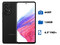 Smartphone Samsung Galaxy A53:
Procesador Exynos 1280 (hasta 2.4 GHz),
Memoria RAM de 8GB, Almacenamiento de 128GB,
Pantalla Super AMOLED de 6.5 FHD+,
Bluetooth 5.0, Wi-Fi 5, 5G,
Cámara Principal de 64MP,
Android 12. Color Negro.
