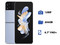 Smartphone Samsung Galaxy Z Flip 4:
Procesador Qualcomm Snapdragon (hasta 3.2 GHz),
Memoria RAM de 8GB, Almacenamiento de 256GB,
Pantalla Super AMOLED de 6.7