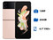 Smartphone Samsung Galaxy Z Flip4:
Procesador Qualcomm Snapdragon (hasta 3.2 GHz),
Memoria RAM de 8GB, Almacenamiento de 256GB,
Pantalla Super AMOLED de 6.7
