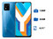 Smartphone Vivo Y01: 
Procesador Mediatek MT6765 (hasta 2.30 GHz), 
Memoria RAM de 3GB, Almacenamiento de 32GB, 
Pantalla LED Multi touch de 6.51