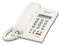 Teléfono Panasonic KX-T7705X con identificador de llamadas. Color Blanco.