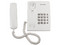 Teléfono Alámbrico Panasonic KX-TS500, Básico, una Linea, sin Memorias, Color Blanco.