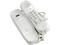Teléfono Uniden Slimline con Protección contra fallo de corriente, tres ajustes de volumen y repetición del último número marcado.