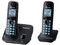 Teléfono Inalámbrico Panasonic KX-TG4112MEB Tecnología DECT 6.0 Digital, Altavoz en base, LCD, Identificador de llamadas e iluminación color azul.